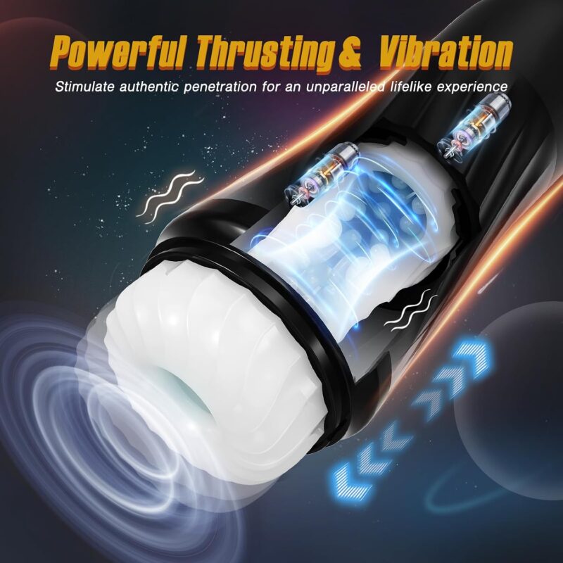 Rocket Automatic Stroker – Thrusting, Twisting, Vibration & Heat product detail