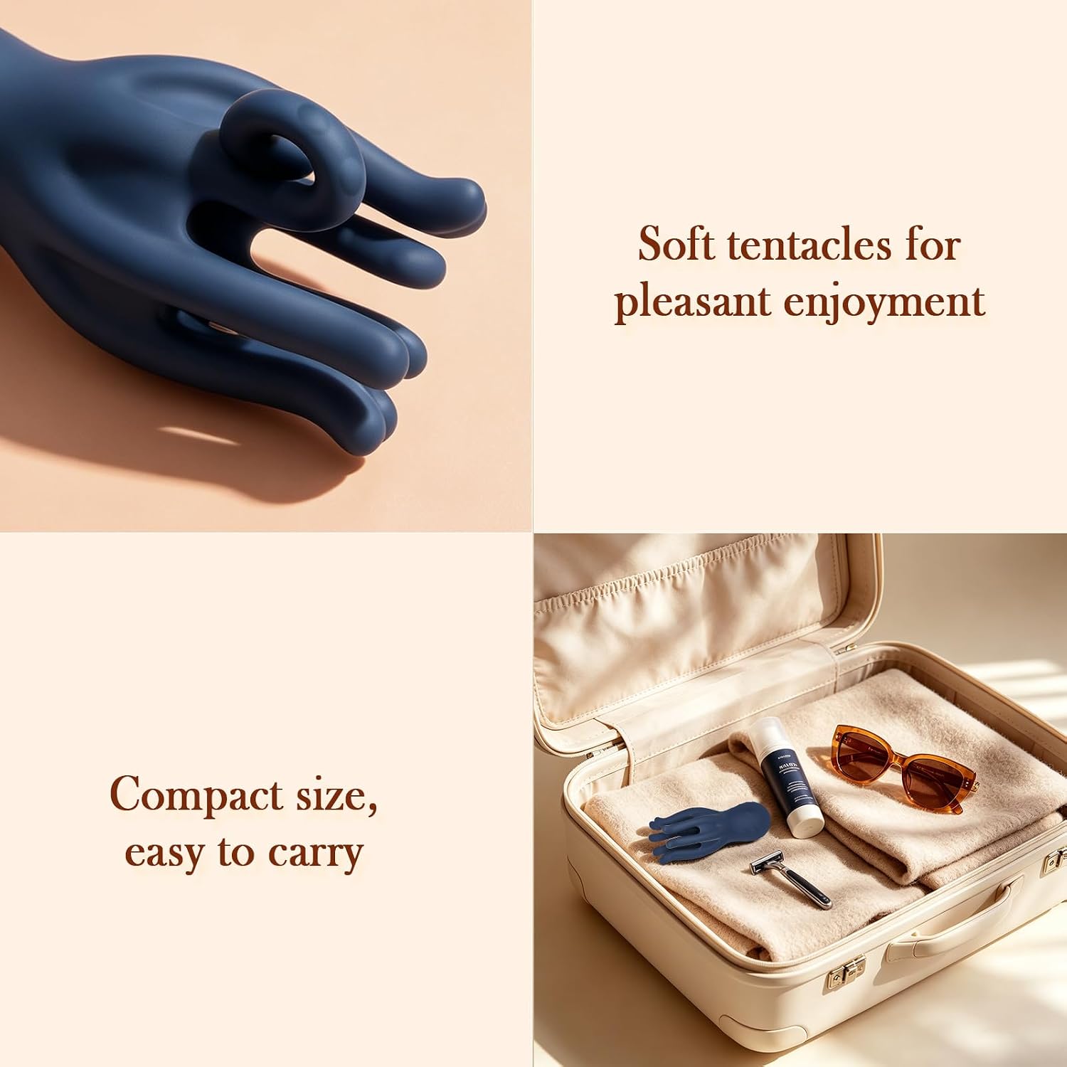 Ten vibration modes and flexible tentacle features