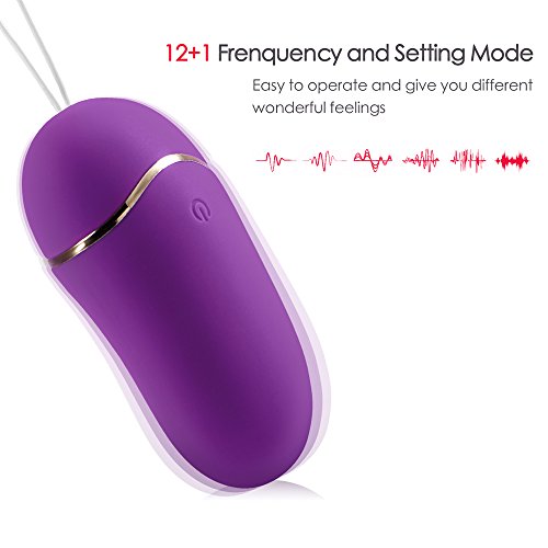 Wireless Remote Control Vibrating Egg – Rechargeable Silicone Bullet with 12+1 Modes, Waterproof & Whisper Quiet product detail