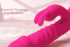 Animated demonstration of the rabbit vibrator thrusting shaft