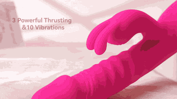 Animated demonstration of the rabbit vibrator thrusting shaft