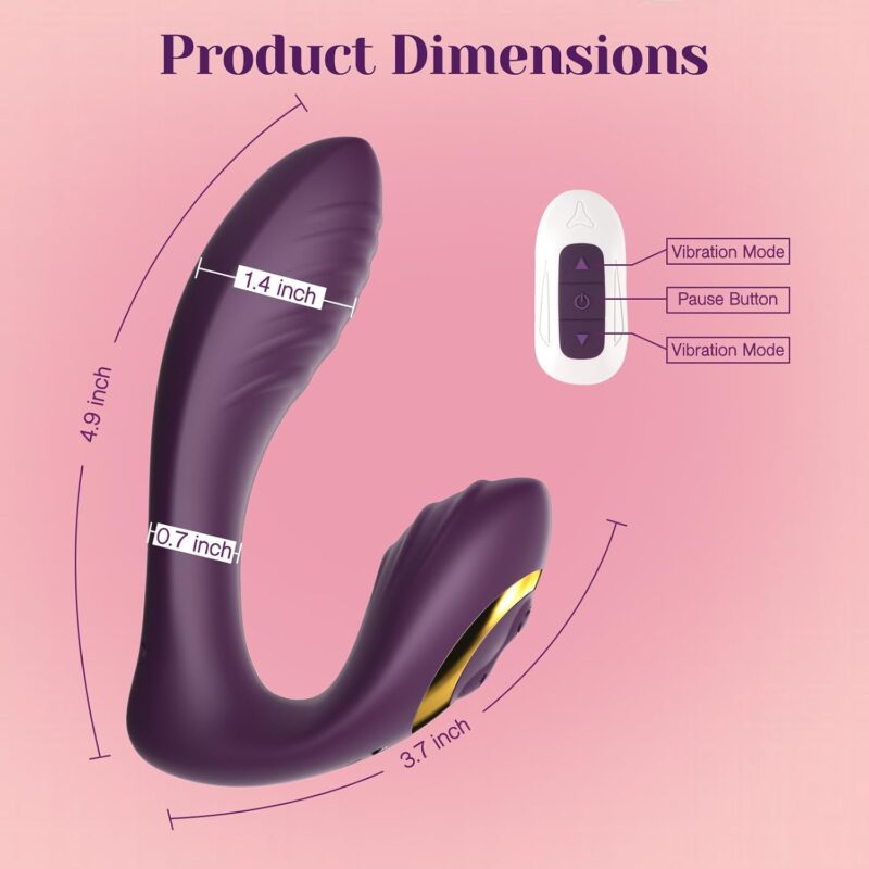 Remote-Control Wearable Couples Vibrator – 10 Modes & Dual Stimulation Private Gifting