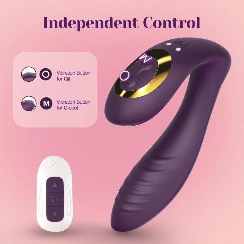 Remote-Control Wearable Couples Vibrator – 10 Modes & Dual Stimulation product detail
