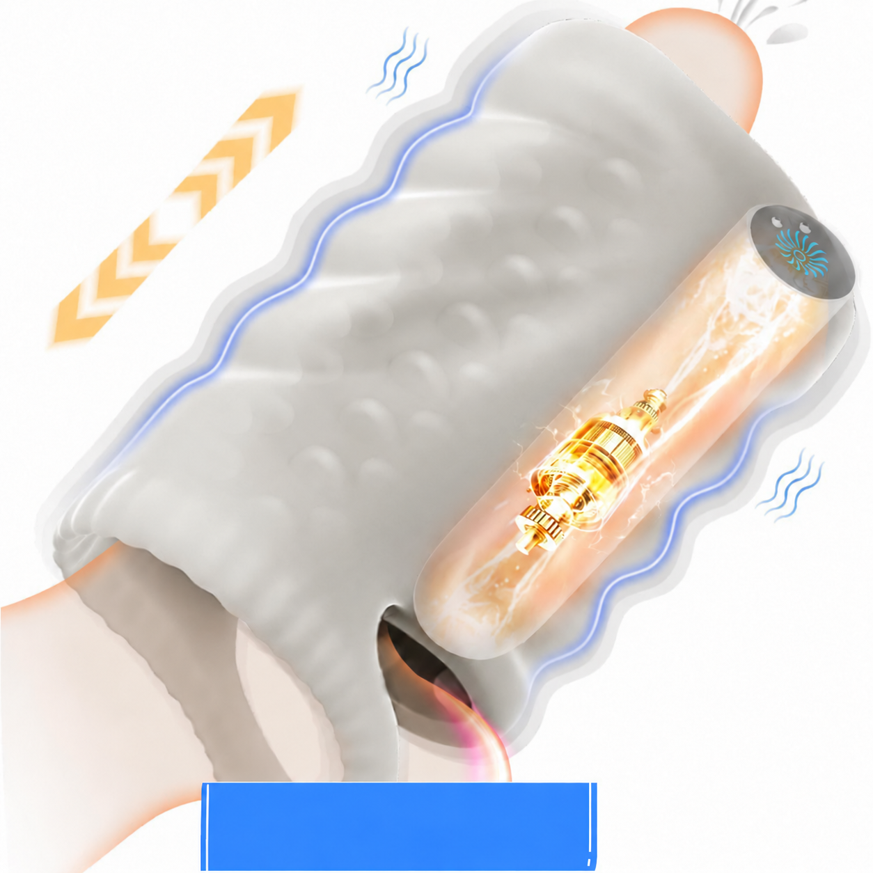 Portable Multi-Speed ​​Vibrating Masturbator for Men - product view 6