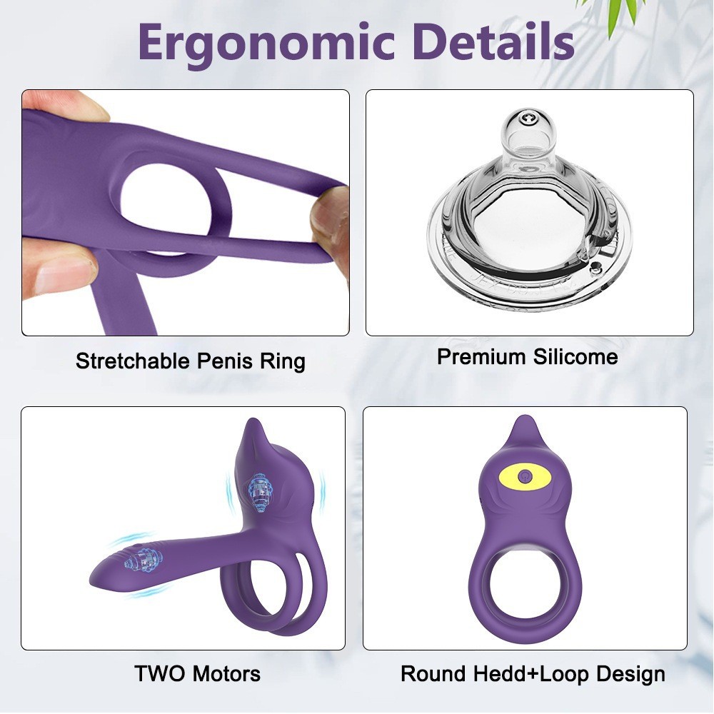 Detail illustration showing the flexible ring and two motor locations
