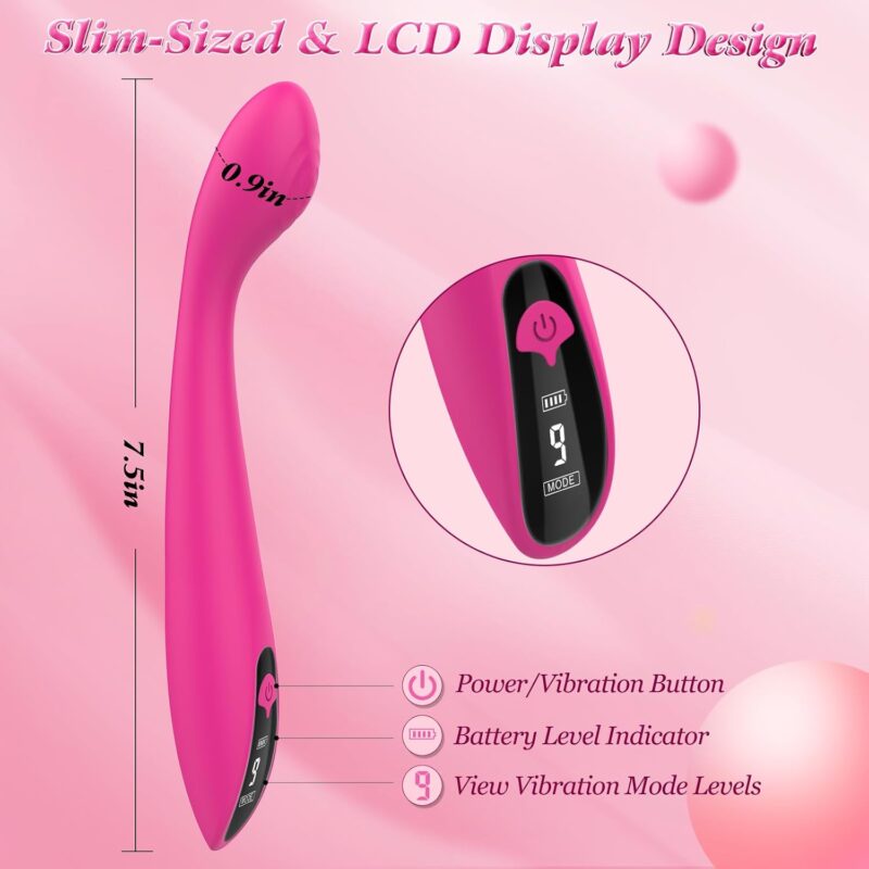 Curved Digital G-Spot Vibrator – 9 Modes product detail