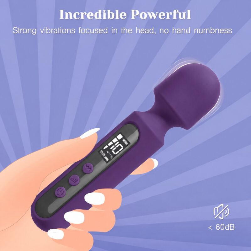Digital Wand Massager Kit – 3 Attachments Private Gifting