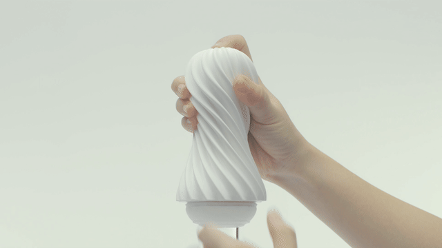 White manual stroker close-up movement and care transition