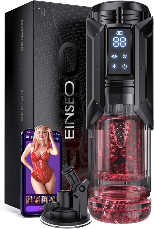 Transparent Automatic Stroker – Rotation, Thrust & Suction product detail image