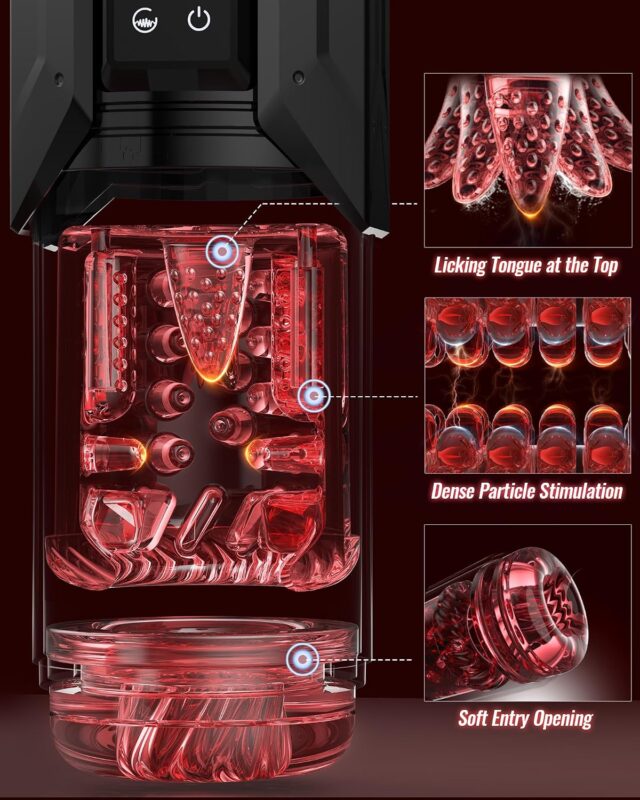 Transparent Automatic Stroker – Rotation, Thrust & Suction product detail