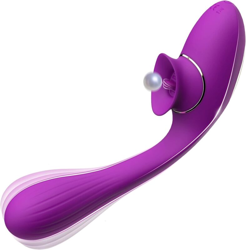 Dual-Ended Licking and Vibration Massager product detail image