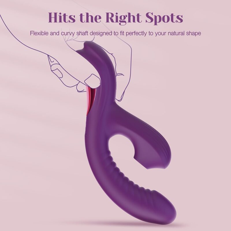 Flex-Motion Rabbit Vibrator with Suction Care And Storage