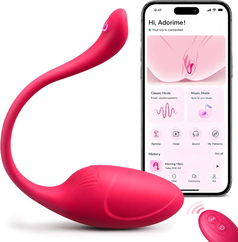 Pink Fun Flexible-Tail Wearable Vibrator product detail image