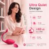 Pink Fun Flexible-Tail Wearable Vibrator — complete product view 4