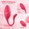 Pink Fun Flexible-Tail Wearable Vibrator — complete product view 5