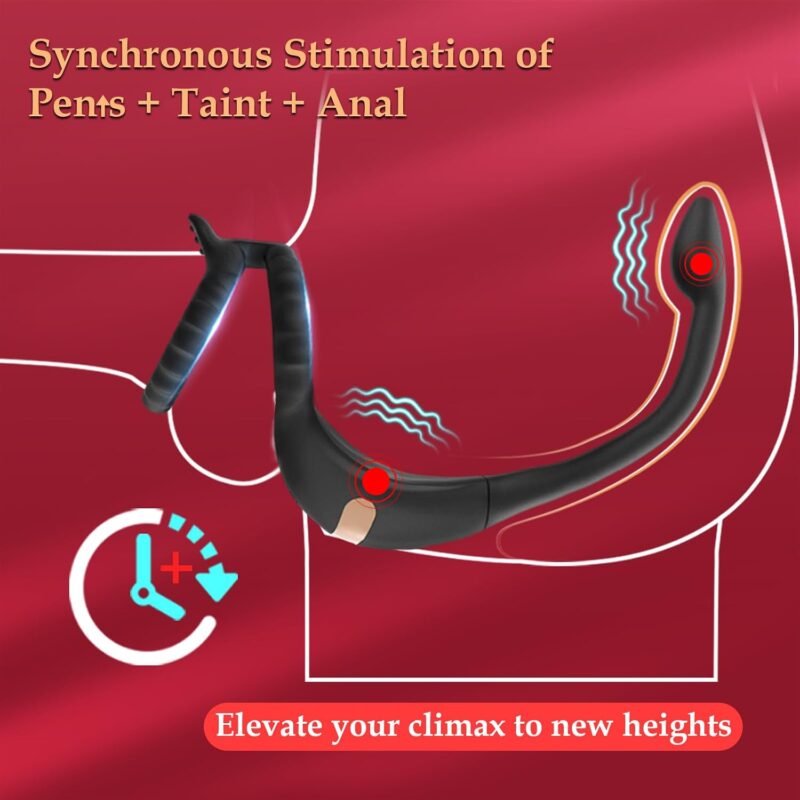 Dual-Ring Vibrator with Curved Arm Included Pieces