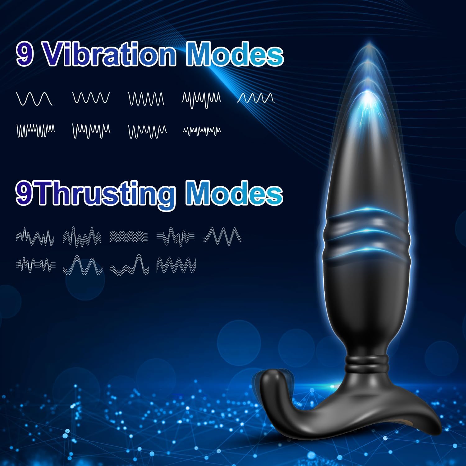 Dual-Wing Thrusting Prostate Massager with App and Remote Control — complete product view 5