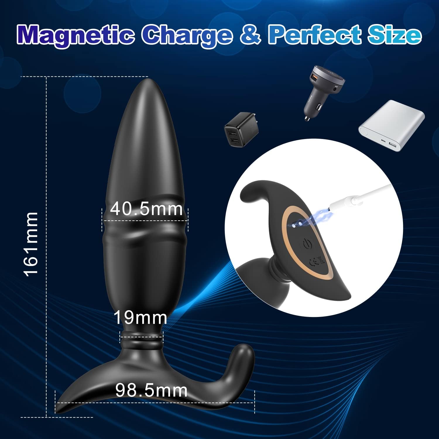 Dual-Wing Thrusting Prostate Massager with App and Remote Control — complete product view 6