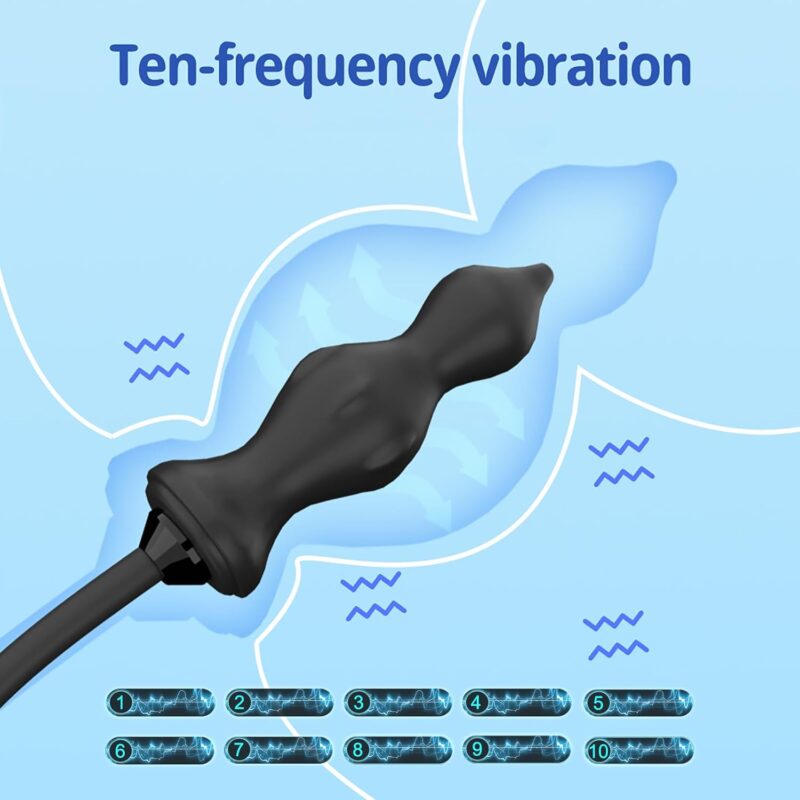Four-Head Inflatable Vibrator Set Included Pieces