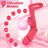 BUDUSKY Rose Finger Vibrator — complete product view 3