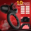 Rose Vibrating Ring with Removable Bullet — complete product view 8