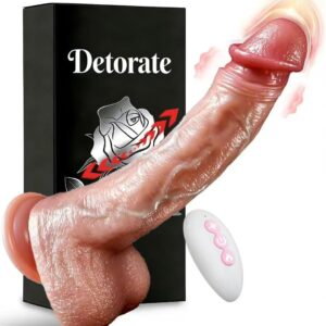 Detorate Remote-Controlled Thrusting and Rotating Dildo