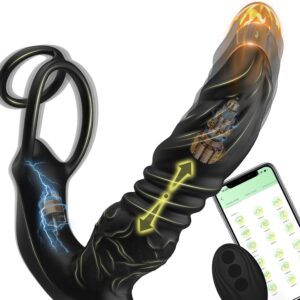 Dual-Ring Thrusting Prostate Massager — complete product view 1