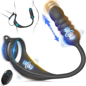 MXUXEN Thrusting Bead and Double-Ring Vibrator — complete product view 1