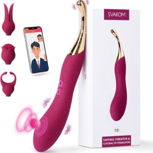 SVAKOM Titi Dual-Ended Tapping Vibrator — complete product view 1
