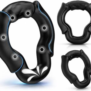 Three-Size Contoured Silicone Ring Set — complete product view 1
